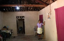 El Santuario en Choluteca iluminado por primera vez gracias a un innovador proyecto de energía limpia